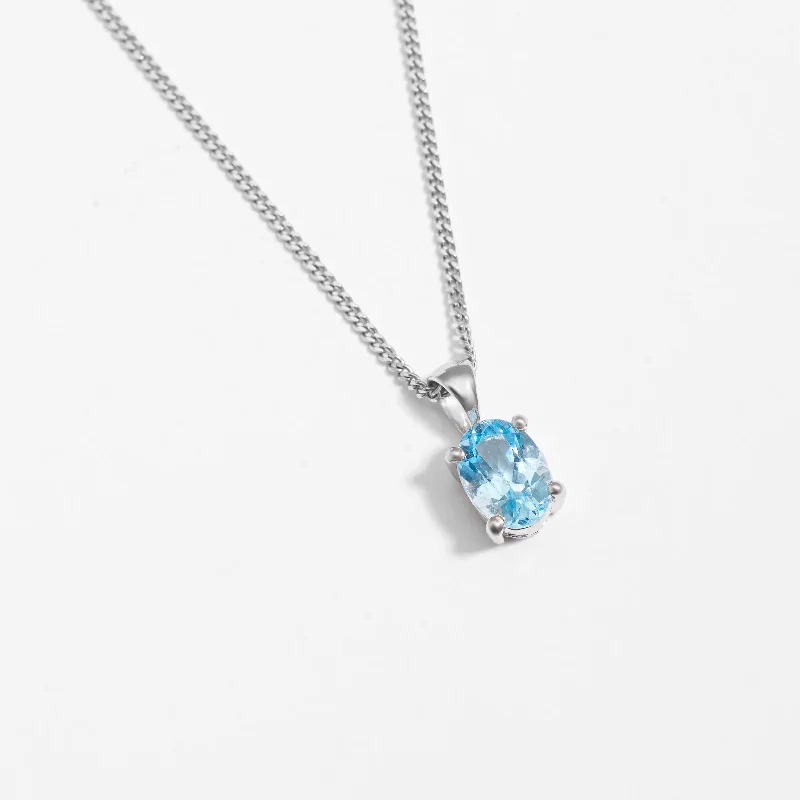 Adjustable - Fit Wedding Bands in Gold - Plated Metal for a Comfortable and Custom - Fitting OptionSterling Silver Oval Swiss Blue Topaz December Birthstone Pendant
