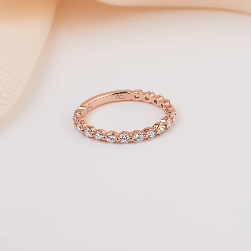 Pearl - and - Diamond - Studded Wedding Bands in White Gold for a Feminine and Elegant Touch9K Rose Gold Floating Round Brilliant Diamond Wedder or Eternity Ring 0.84tdw Pearl - and - Diamond - Studded Wedding Bands in White Gold for a Feminine and Elegant Touch9K Rose Gold Floating Round Brilliant Diamond Wedder or Eternity Ring 0.84tdw