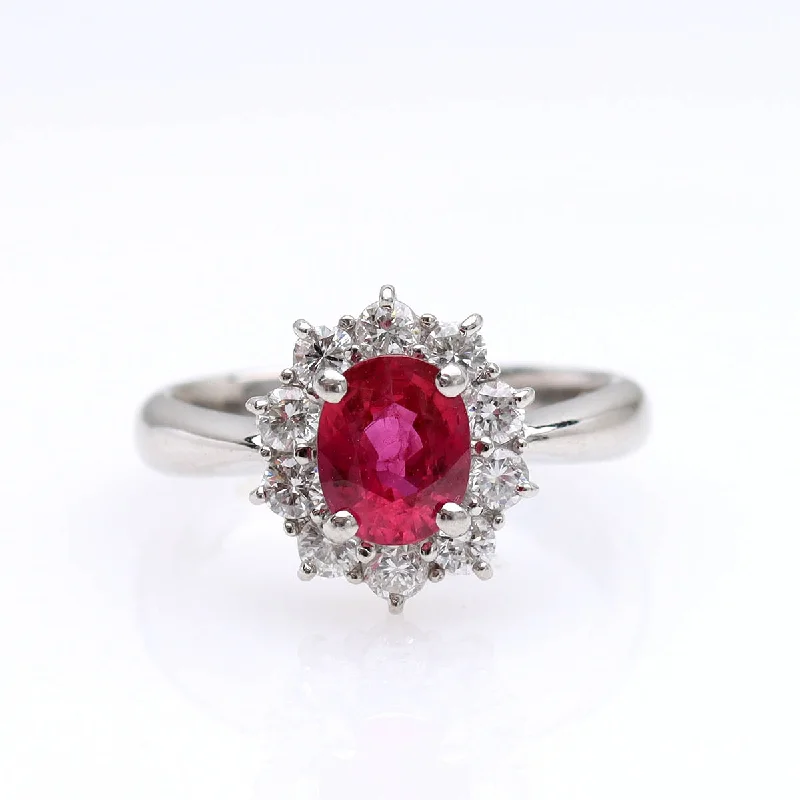 Men's Amethyst Engagement Rings in Sterling Silver with a Contemporary Geometric SettingContemporary Ruby and Diamond Ring #VR241213-1