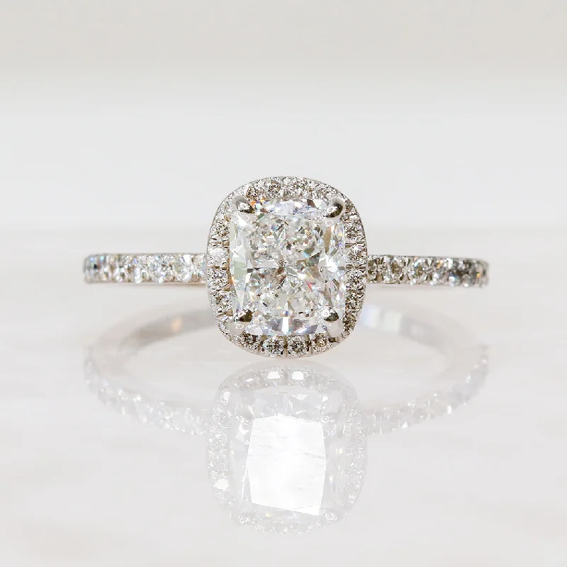 Men's Turquoise Engagement Rings in 925 Silver with a Southwestern - Inspired BandDim Light Accent Diamonds Natural Cushion Cut Diamond Engagement Ring