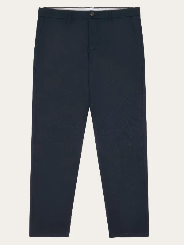 CHUCK regular canvas pants - GOTS/Vegan - Total Eclipse