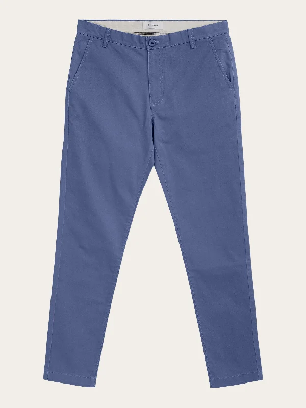 LUCA slim twill chino pants - Vintage Indigo