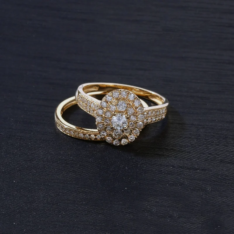 Art Deco Engagement Rings with Geometric Patterns and Baguette - Cut Diamond AccentsDe Couer IGI Certified 1ct TDW Diamond Oval Frame Bridal Set Art Deco Engagement Rings with Geometric Patterns and Baguette - Cut Diamond AccentsDe Couer IGI Certified 1ct TDW Diamond Oval Frame Bridal Set
