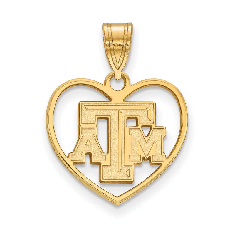 Customized Birthstone Pendant with Engraved Name for a Personalized Touch14k Gold Plated Silver Texas A&M U. Heart Pendant Customized Birthstone Pendant with Engraved Name for a Personalized Touch14k Gold Plated Silver Texas A&M U. Heart Pendant