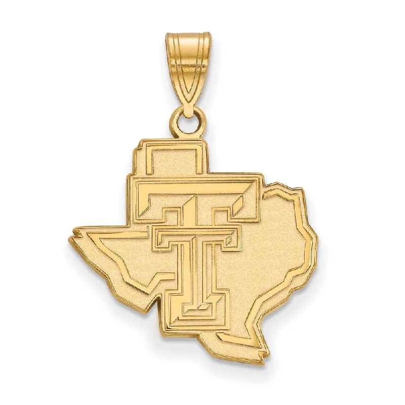 Military - Inspired Dog Tag Pendant with Engraved Service Numbers14k Gold Plated Silver Texas Tech U. Large Pendant Military - Inspired Dog Tag Pendant with Engraved Service Numbers14k Gold Plated Silver Texas Tech U. Large Pendant
