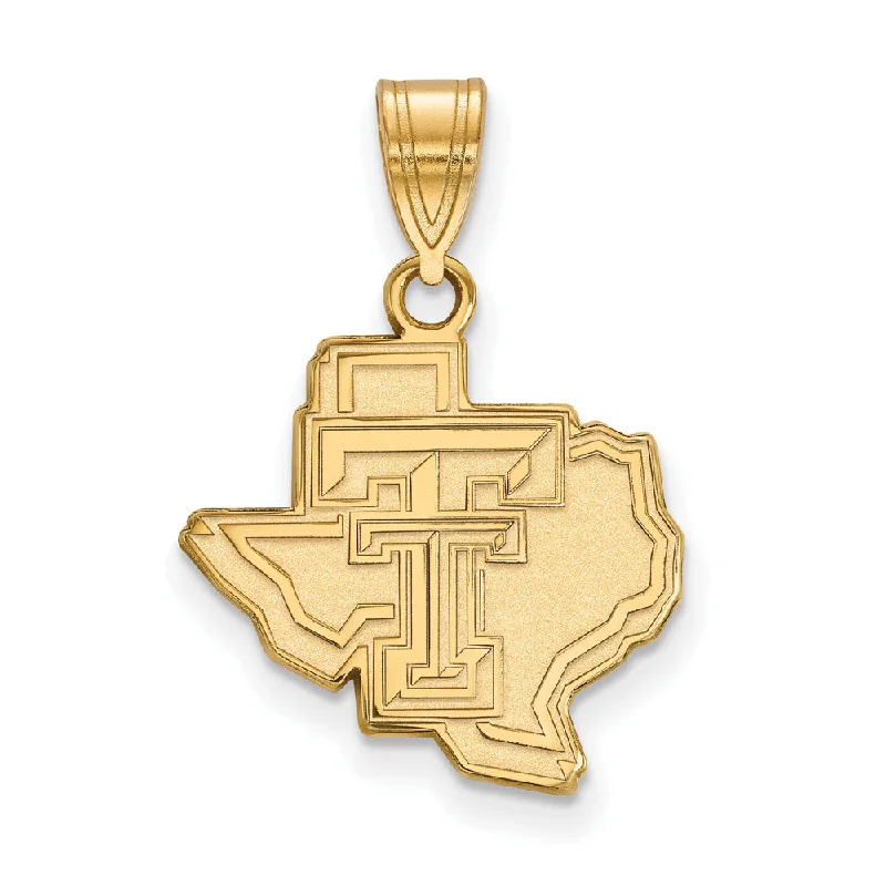 Laser - Cut Woodland Scene Pendant for Nature Enthusiasts14k Gold Plated Silver Texas Tech U. Medium Logo Pendant Laser - Cut Woodland Scene Pendant for Nature Enthusiasts14k Gold Plated Silver Texas Tech U. Medium Logo Pendant