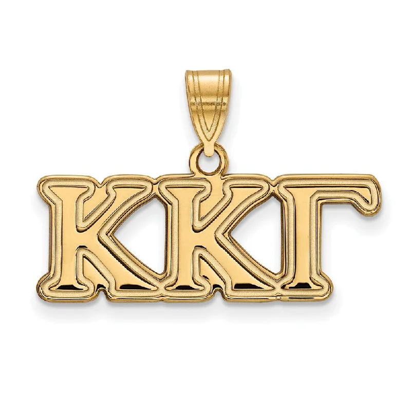 Customized Birthstone Pendant with Engraved Name for a Personalized Touch14K Plated Silver Kappa Kappa Gamma Medium Pendant Customized Birthstone Pendant with Engraved Name for a Personalized Touch14K Plated Silver Kappa Kappa Gamma Medium Pendant