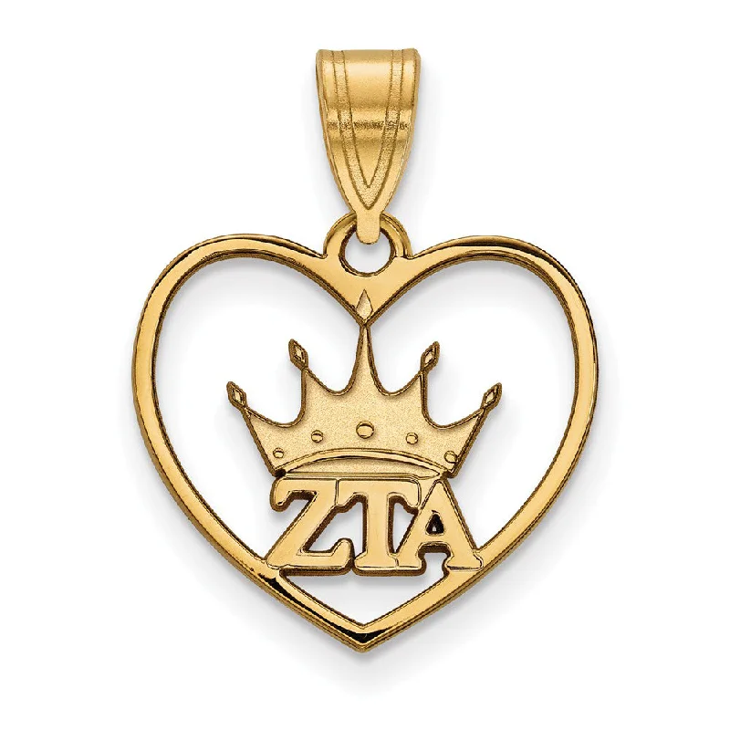 Hypoallergenic Titanium Infinity Symbol Pendant for Sensitive Skin14K Plated Silver Zeta Tau Alpha Heart Pendant Hypoallergenic Titanium Infinity Symbol Pendant for Sensitive Skin14K Plated Silver Zeta Tau Alpha Heart Pendant