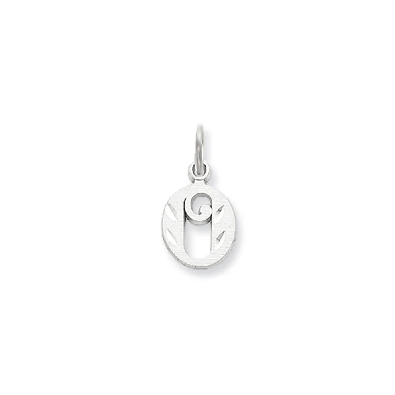 Enamel - Painted Owl Pendant in Vibrant Colors for a Playful Look14k White Gold, Isabelle Collection, Mini Letter O Initial Charm Enamel - Painted Owl Pendant in Vibrant Colors for a Playful Look14k White Gold, Isabelle Collection, Mini Letter O Initial Charm