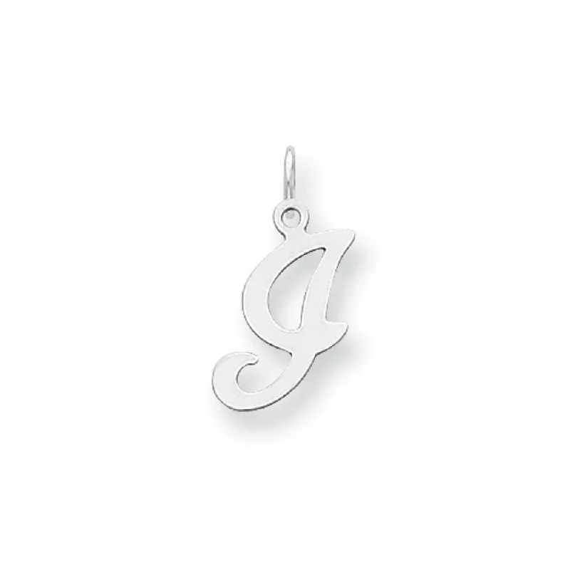 Pearl - Embellished Floral Pendant for a Feminine and Romantic Look14k White Gold, Sophia Collection, Small Script Initial I Pendant Pearl - Embellished Floral Pendant for a Feminine and Romantic Look14k White Gold, Sophia Collection, Small Script Initial I Pendant
