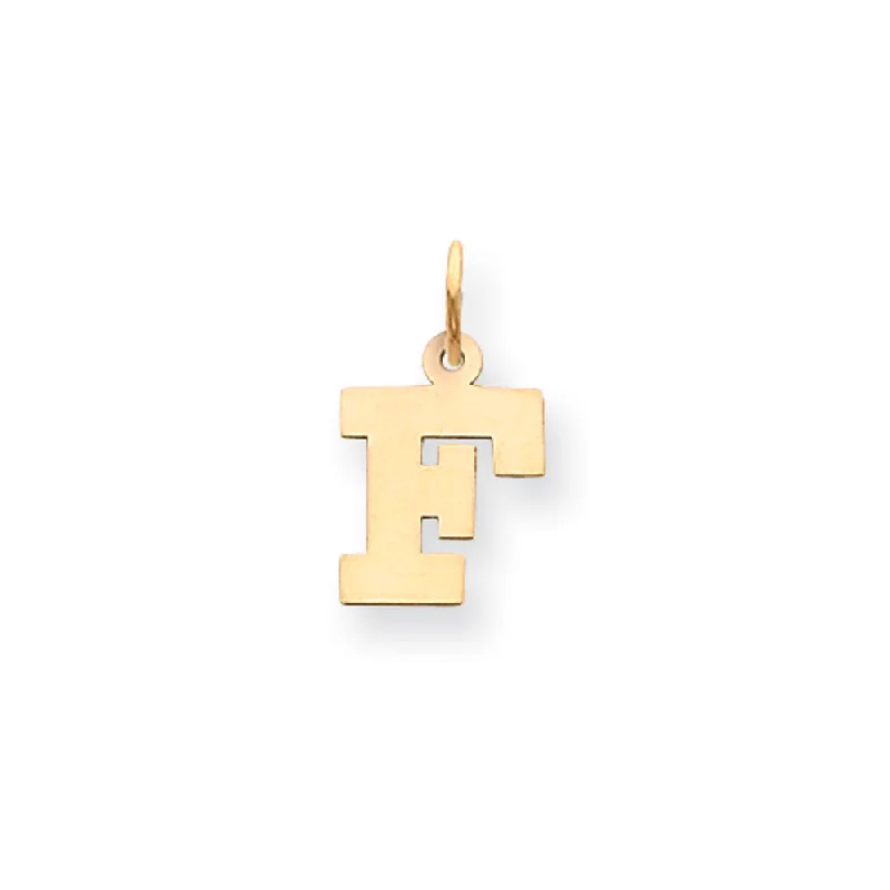 Antique - Brass - Finished Compass Pendant for Travelers and Explorers14k Yellow Gold, Amanda Collection, Small Block Initial F Pendant Antique - Brass - Finished Compass Pendant for Travelers and Explorers14k Yellow Gold, Amanda Collection, Small Block Initial F Pendant