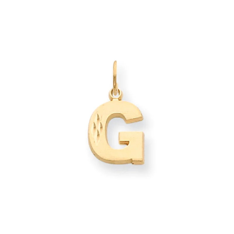 Hand - Carved Jade Buddha Pendant for Spiritual and Cultural Significance14k Yellow Gold, Julia Collection, Small Satin Block Initial G Pendant Hand - Carved Jade Buddha Pendant for Spiritual and Cultural Significance14k Yellow Gold, Julia Collection, Small Satin Block Initial G Pendant