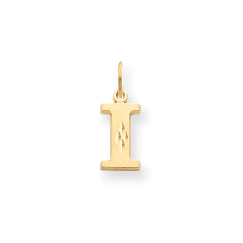 Mother - of - Pearl Inlaid Seahorse Pendant for Beach Lovers14k Yellow Gold, Julia Collection, Small Satin Block Initial I Pendant Mother - of - Pearl Inlaid Seahorse Pendant for Beach Lovers14k Yellow Gold, Julia Collection, Small Satin Block Initial I Pendant