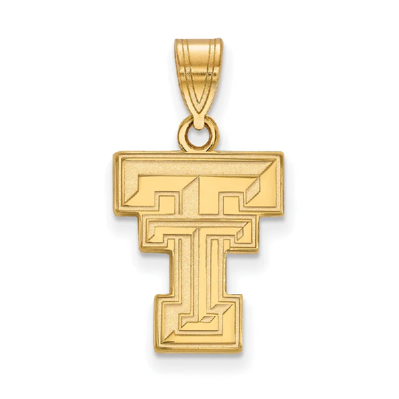 18K Gold - Plated Angel Wing Pendant for a Symbolic and Elegant Accessory14k Yellow Gold Texas Tech U. Medium 'TT' Pendant 18K Gold - Plated Angel Wing Pendant for a Symbolic and Elegant Accessory14k Yellow Gold Texas Tech U. Medium 'TT' Pendant