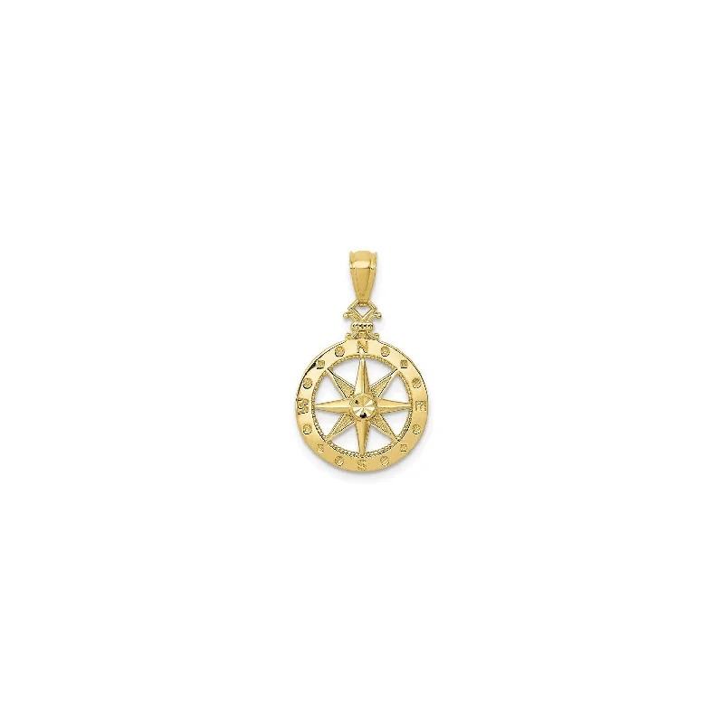 Gothic - Style Skull Pendant with Red Enamel Accents for Alternative FashionCompass Pendant (14K) Gothic - Style Skull Pendant with Red Enamel Accents for Alternative FashionCompass Pendant (14K)