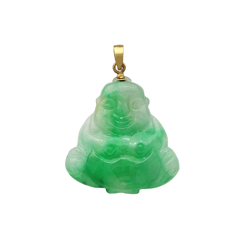 18K Gold - Plated Angel Wing Pendant for a Symbolic and Elegant AccessoryLaughing Buddha Jade Pendant (14K) 18K Gold - Plated Angel Wing Pendant for a Symbolic and Elegant AccessoryLaughing Buddha Jade Pendant (14K)